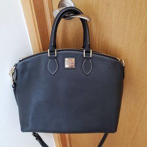DOONEY & BOURKE Black Satchel with Crossbody strap